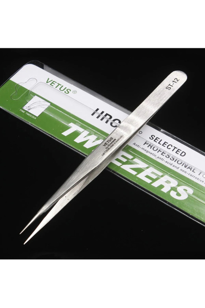Vetus İpek Kirpik Hassas Uçlu Ayırma Cımbızı
