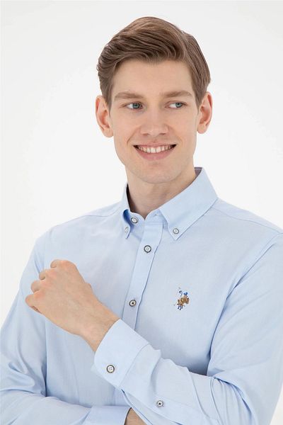 U.S. Polo Assn. Ανδρικό πουκάμισο Basic - Μακρυμάνικο