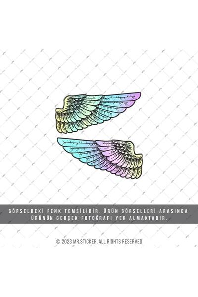 Bay Etiket HLG51 Hologram Büyük Boy Kanat Etiketi Sağ Sol Set