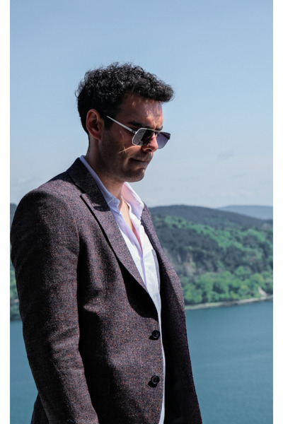 Koch London سترة صوفية للرجال - سترة صوفية رسمية كاجوال