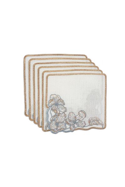 Mikasa Moor Flora Coaster Set of 6
