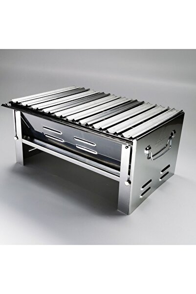 Mizan Krom Katlanabilir Kutulu Mangal ( Su Geçirmez Çanta Hediyeli)