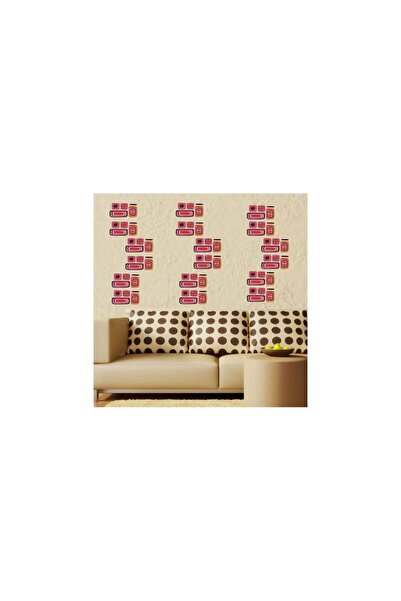 Bosphorus Wall Decoration Sticker Checkered Pvc 30x61M XFG080