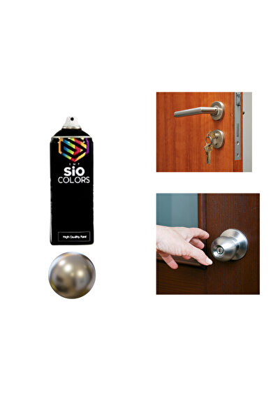 sıocolors (KAPI KOLU) Metalik Gümüş Akrilik-endüstriyel Sprey Boya 400 ml