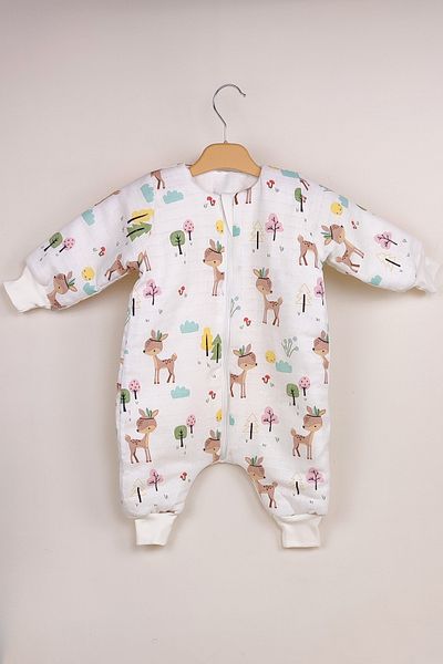 la mure baby 100% Cotton Organic Muslin Baby / Child Sleeping Bag, Spring / Summer Double Layer Muslin, Unfilled