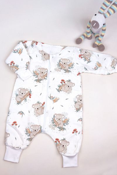 la mure baby 100% Cotton Organic Muslin Baby / Child Sleeping Bag, Spring / Summer Double Layer Muslin, Unfilled