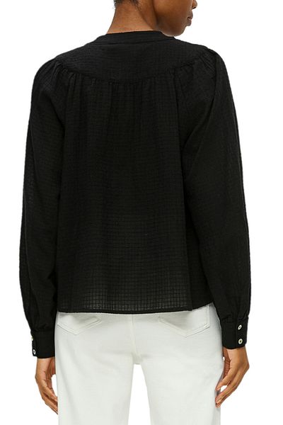QS by s.Oliver Bluse és Dobby-Struktur