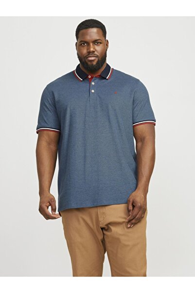 Jack & Jones Plus T-Shirt Plus Size Einfarbiges T-Shirt