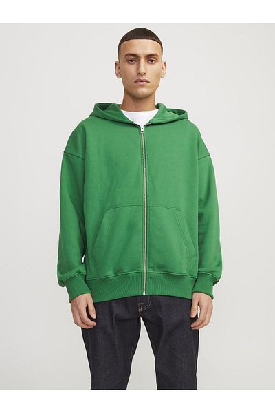 Jack & Jones Premium Kapuzenpullover Mit Reißverschluss Einfarbig Kapuzenpullover Mit Reißverschluss