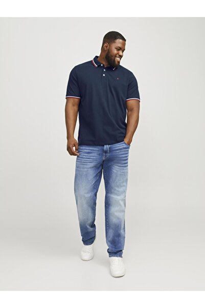 Jack & Jones Plus Plus μονόχρωμο μπλουζάκι πόλο