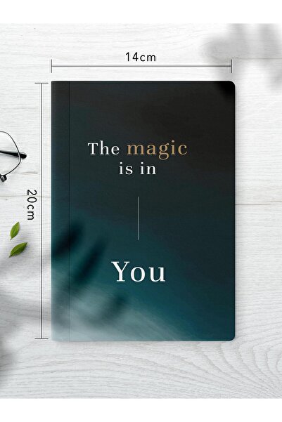 Postifull Unlined Notebook Set, 2 Pieces of Motivational Patterned Notebook, Notepad, Memory Book, 64 Pages