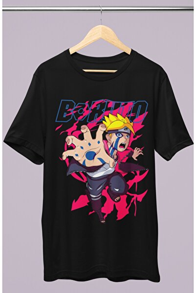 Fuddy Moda Oversize kroj Baruto Štampano T-shirt , unisex anime Štampano majica