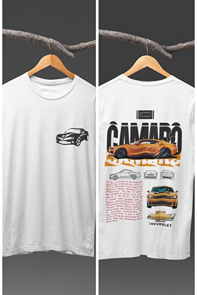 Fuddy Moda Unisex Camaro Gen5 majica sa temom trkačkog automobila Štampano T-...