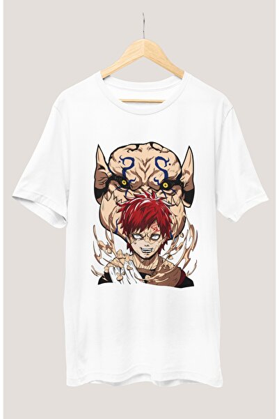 Fuddy Moda Oversize kroj Naruto Sabaku No Gara Štampano T-shirt , unisex anim...