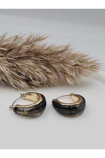 YUGENCONCEPT Acrylic Resin Vintage Basket Earrings