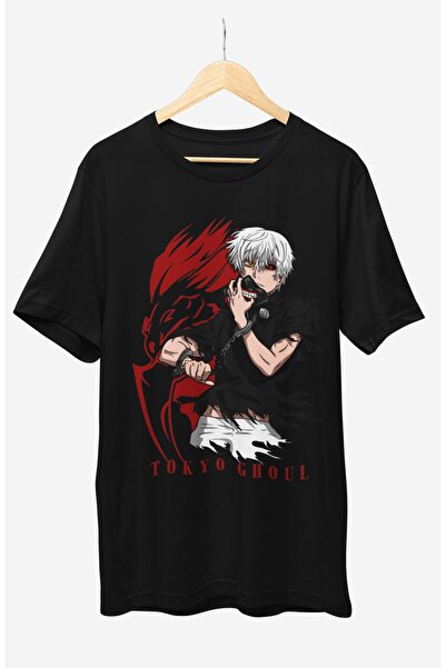 Fuddy Moda Oversize kroj Tokyo Ghoul Štampano T-shirt , unisex anime Štampano...