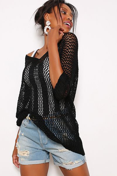 AVORWE V-Neck Truvakar Sleeve Tunic Knitted