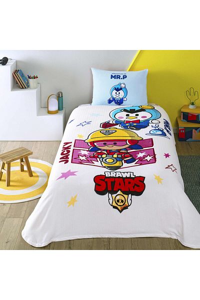 Taç Brawl Stars Licensed Cotton Pique Single Set