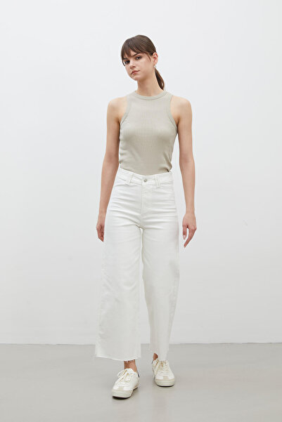 Manuka Τζιν παντελόνι MARINE FIT ΛΕΥΚΟ