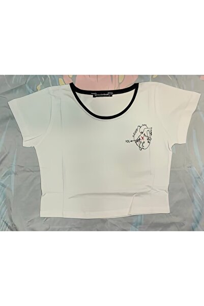 FG KONNİCHİWA Tricou cu mânecă scurtă cu mânecă scurtă cu text imprimat pentr...