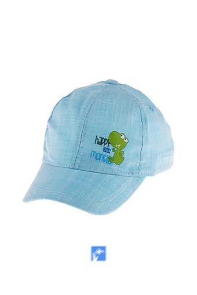 Kardelen Butik Denizli 100% Cotton Sun Hat for Boys (4-8 Years) ( Size 52)