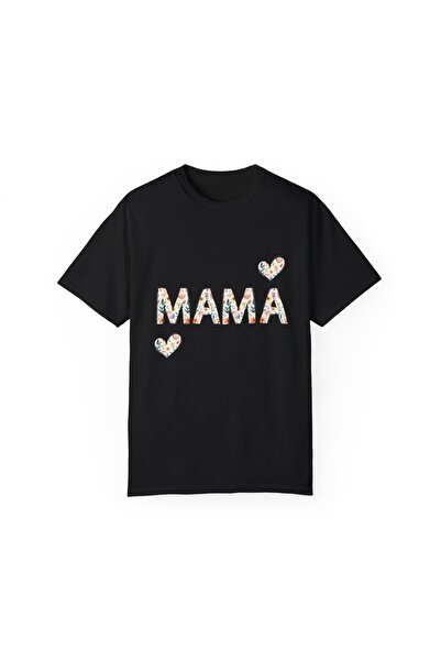 WOODROFFE Γυναικείο μπλουζάκι Mother/Mama/Mother με εμπριμέ Casual Oversize B...