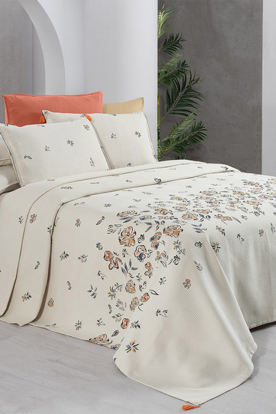 Sarev طقم سايرا بيج مزدوج - 100% قطن بيكيه