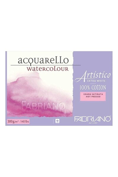 Fabriano Artistico كتلة ألوان مائية بيضاء إضافية 300 جرام31x41 سم20 ypالطباعة...