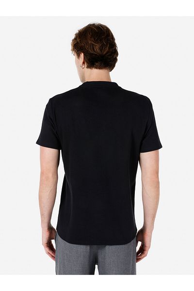 Colin's Regular Fit Crew Neck Black Men's Short Sleeve T-Shirt Cl 1067840