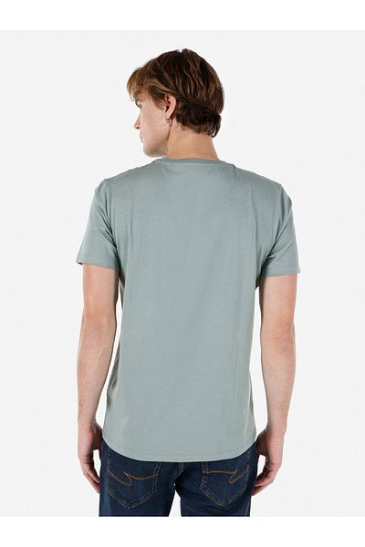 Colin's Tricou verde pentru bărbați - mâneci