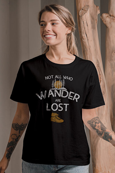 MYADA Wander Lost Printed Shoes Tricou oversize