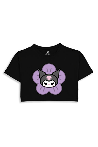 EZ Design Kuromi Printed Crop T-shirt