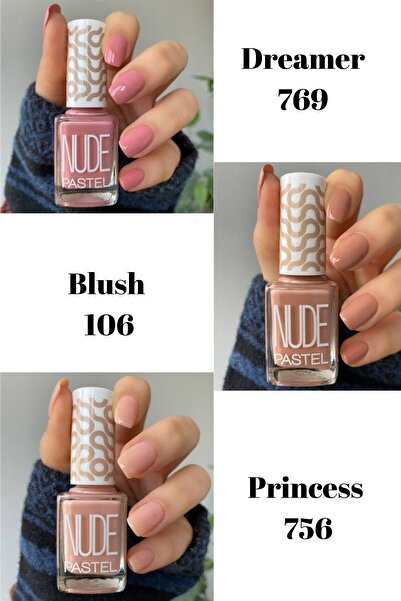 Pastel Oje Nude 769-106-756 3 Adet