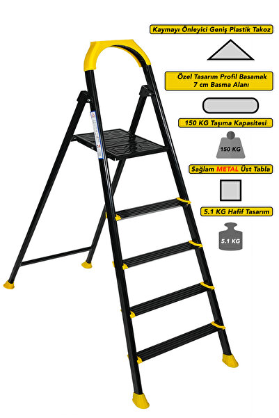 St Morritz Hardy 4+1 Basamaklı Özel Tasarım Hafif Merdiven