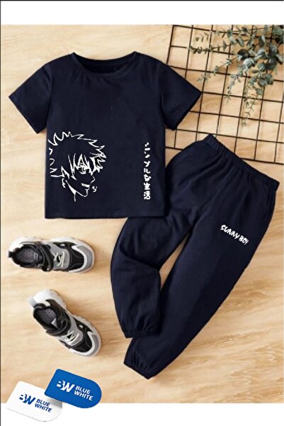 FRİENDS KİDS Σετ μπλουζάκι-φούτερ με στάμπα ''Sunnyboy'' για κορίτσια/αγόρια