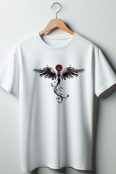 Vordevia Λευκό μπλουζάκι με στάμπα Anime Oversize Crew Neck