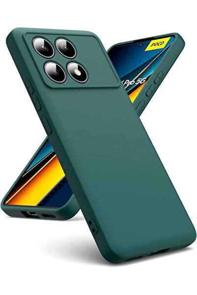 Rivor Xiaomi Poco X6 Pro Uyumlu Kılıf Kamera Korumalı Renkli Esnek Şık Siliko...