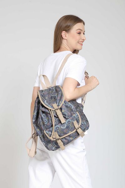 Street Bag Σακίδιο πλάτης ταξιδιού στην Μαγιόρκα Ethnic Patterned Cover