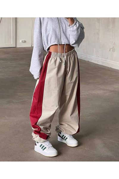 DEEFWEAR Y2k Streetwear RIBBON ΛΕΠΤΟΜΕΡΕΙΑ UNISEX ΠΑΡΑΔΟΣΙ ΠΑΝΤΕΛΟΝΙ / ΠΑΝΤΕΛΟΝΙ