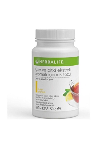 Herbalife Limon Aromalı 50 gr Çay Herball sepeti mağaza ürünü