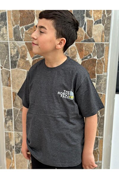 nk kids تي شيرت روبوت للأولاد 8-14 سنة