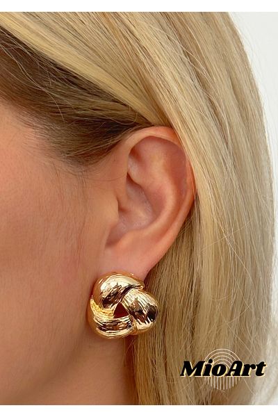 MioArt Large Curved Earrings