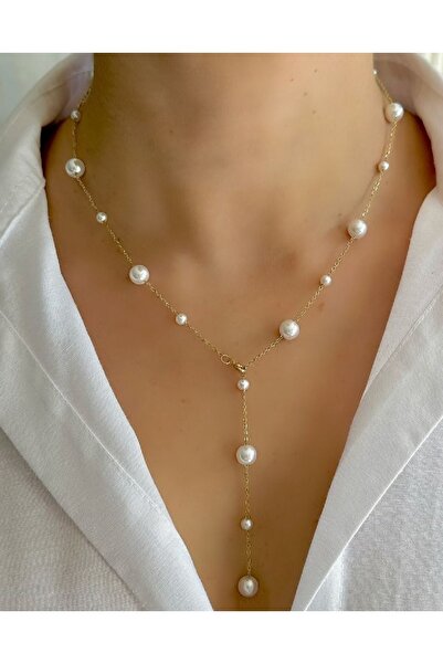 Uno Di Famiglia قلادة لؤلؤية مصنوعة يدويًا، مجوهرات لؤلؤية مصنوعة يدويًا، قلا...