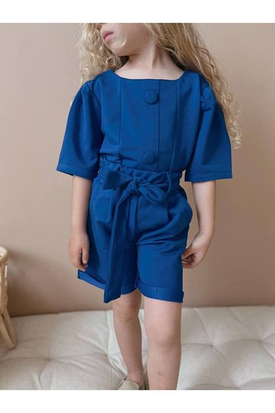 Jolly Kids Girl's Shorts Set - Buttoned