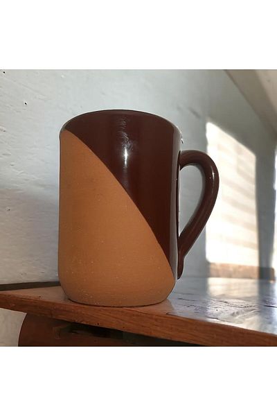 SN HOME Handmade Soil Mug Cup, Pottery Cup (200 ml)