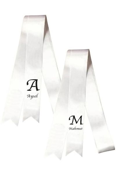 İsabella Accessories Jewelry Ribbon - Engagement Wedding Bridal Groom Ceremony Ribbon Satin White Ribbon Jewelry Ribbon