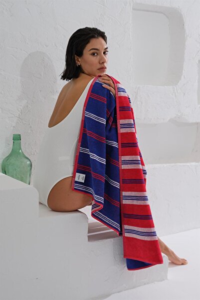 Homelover 100% Cotton Beach Sea Towel Striped Beach 75x150