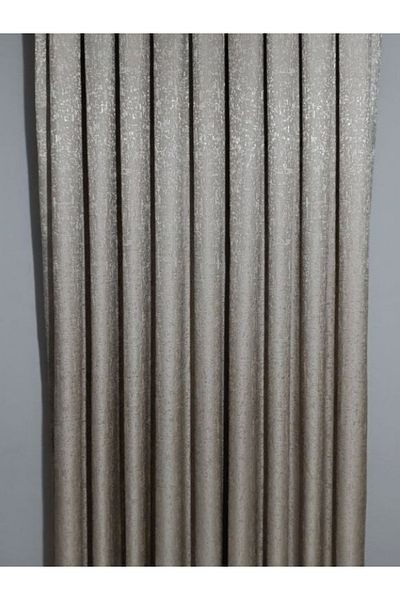 MebelPort Curtain Background Jacquard Curtain Perla Pattern Double Wing Sheer Pleated (1 X 3)