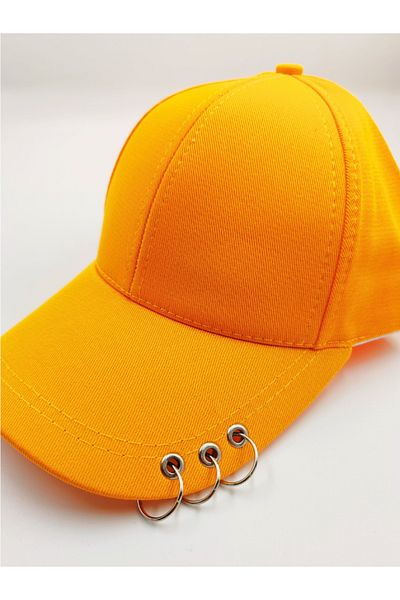 Shuttle Park Unisex Best Quality 3 Ring Yellow Color Piercing Hat