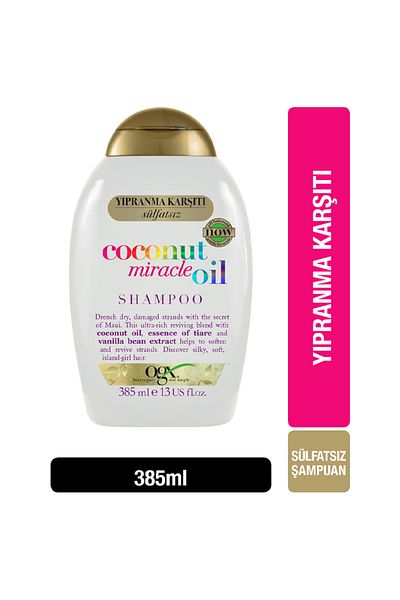 OGX ILLUMINATING-SHINING SHAMPOO - DRY HAIR FROM ROOT TO TIP 385 ML DKHAIR691